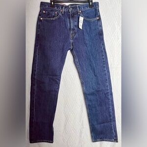 NWT Levi's Men's 505 Regular Fit 100% cotton Jeans 34x32 #005054886